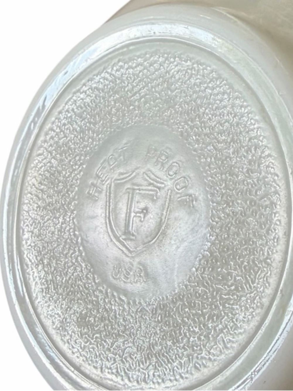 Vintage Federal Glass Blue Cornflower Mixing / Serving Bowl - Picture 6 of 6